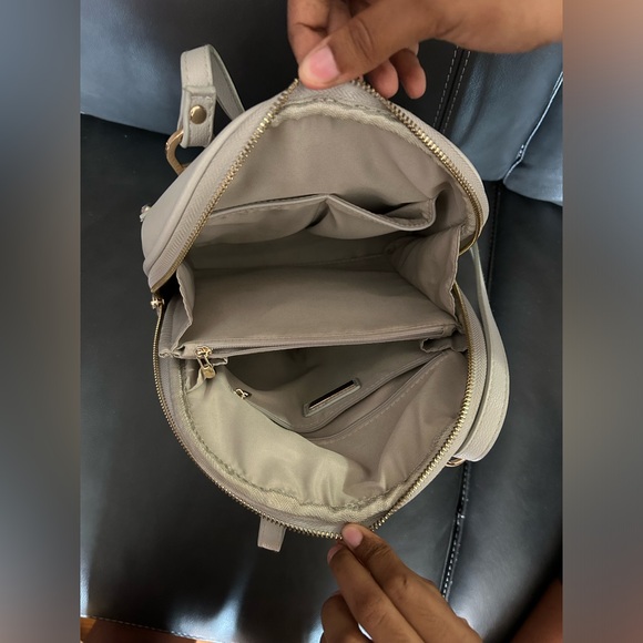 Grey Small Backpack/Purse - Picture 3 of 4